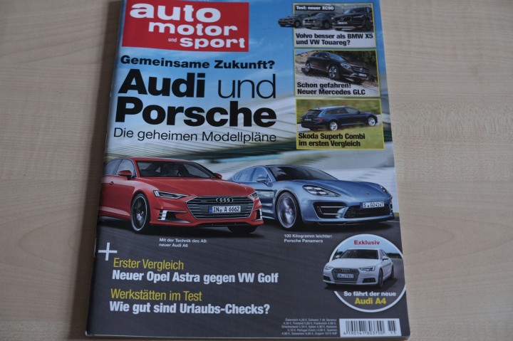 Deckblatt Auto Motor und Sport (15/2015)